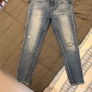 Risen Denim Distressed skinny jeans